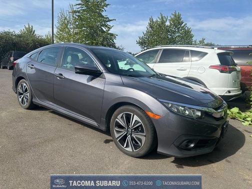 Modern Steel Metallic 2016 Honda Civic EX-T