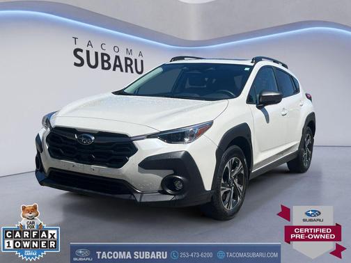 Crystal White Pearl 2024 Subaru Crosstrek Premium