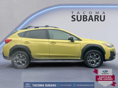 Plasma Yellow Pearl 2021 Subaru Crosstrek Sport