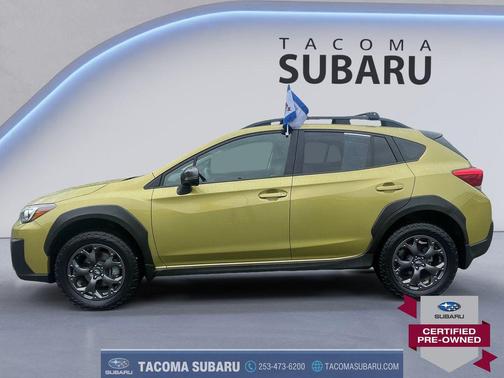Plasma Yellow Pearl 2021 Subaru Crosstrek Sport