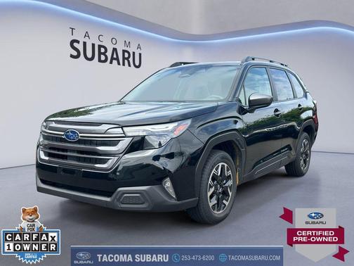 Crystal Black Silica 2025 Subaru Forester Premium