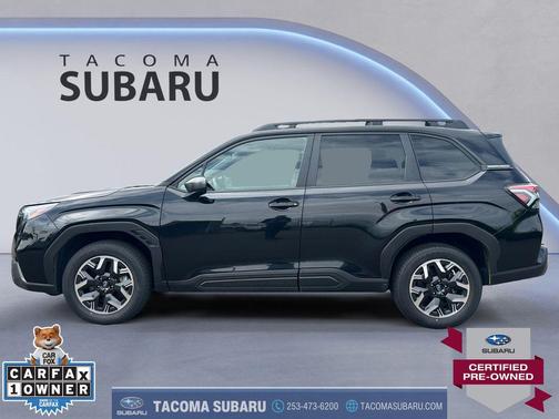 Crystal Black Silica 2025 Subaru Forester Premium