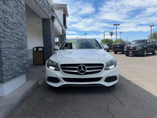 White 2017 Mercedes-Benz C-Class C 300 Sedan 4D