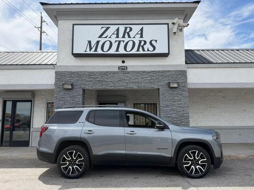 Satin Steel Metallic 2021 GMC Acadia FWD SLE
