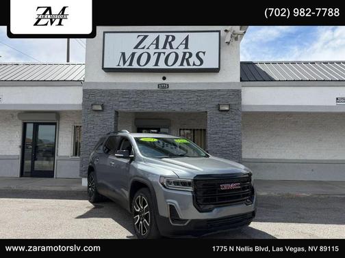 Satin Steel Metallic 2021 GMC Acadia FWD SLE