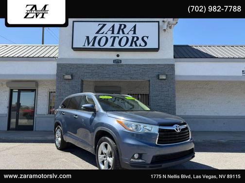 Shoreline Blue Pearl 2016 Toyota Highlander Limited