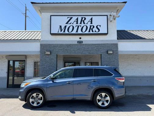 Shoreline Blue Pearl 2016 Toyota Highlander Limited
