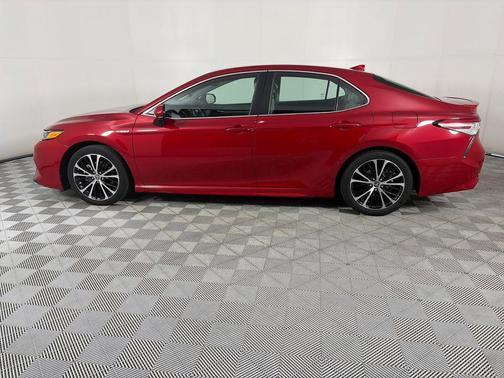 Red 2020 Toyota Camry Hybrid SE