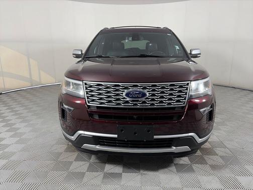 Burgundy 2018 Ford Explorer Platinum