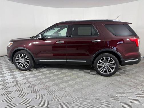 Burgundy 2018 Ford Explorer Platinum