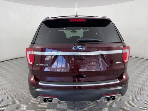 Burgundy 2018 Ford Explorer Platinum