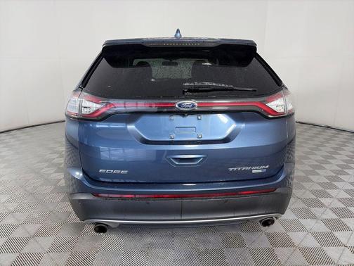 Blue Metallic 2018 Ford Edge Titanium