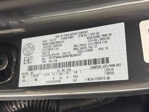 2025 Ford F-150 Tremor