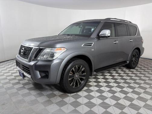 Gun Metallic 2017 Nissan Armada Platinum