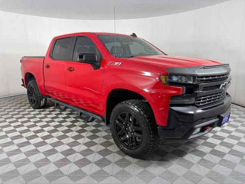 Red 2021 Chevrolet Silverado 1500 LT Trail Boss