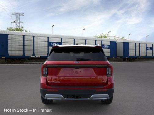 Rapid Red Metallic Tinted Clearcoat 2026 Ford Explorer Platinum