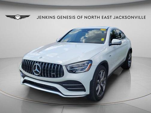 White 2023 Mercedes-Benz AMG GLC 43 4MATIC Coupe