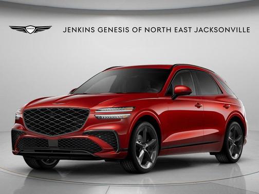 Red 2026 Genesis GV70 3.5T Sport Prestige