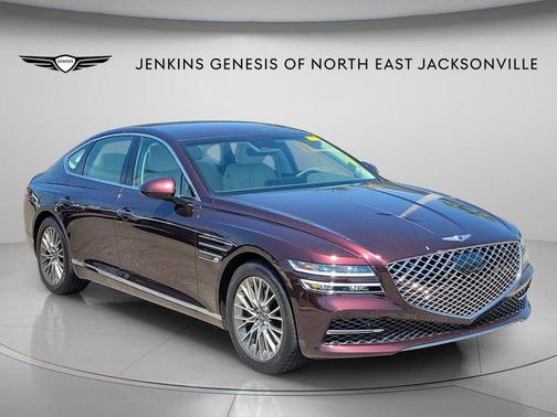 Red 2021 Genesis G80 2.5T