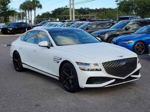 Verbier White 2023 Genesis G80 3.5T