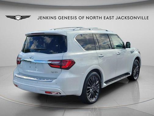 Moonstone White 2024 INFINITI QX80 SENSORY