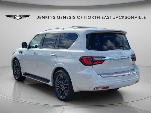 Moonstone White 2024 INFINITI QX80 SENSORY