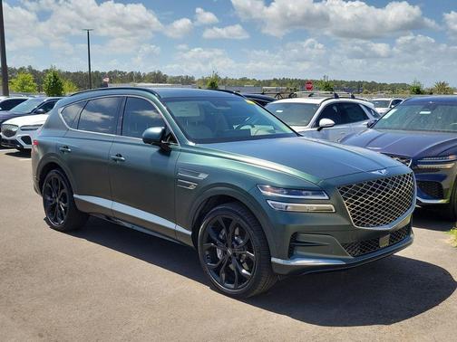 Green Matte 2024 Genesis GV80 3.5T Prestige Signature