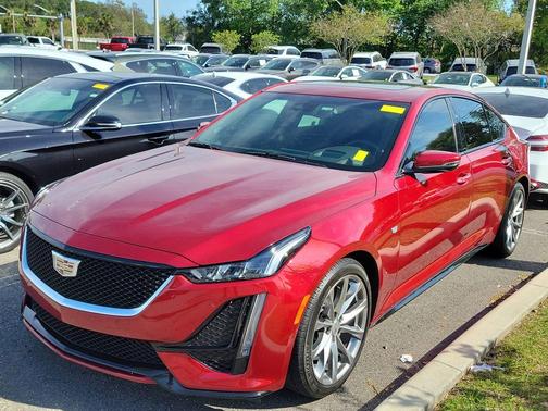 Radiant Red 2024 Cadillac CT5 Sport RWD