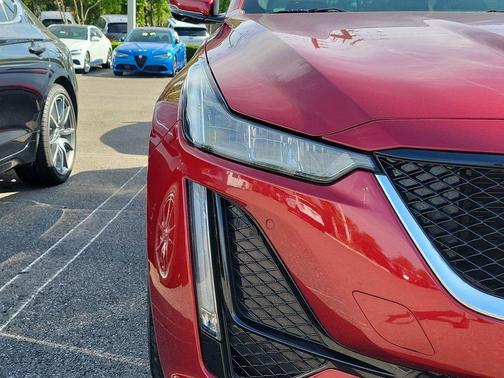 Radiant Red 2024 Cadillac CT5 Sport RWD