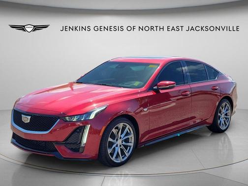 Radiant Red 2024 Cadillac CT5 Sport RWD