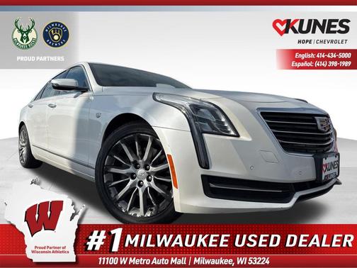 Crystal White Tricoat 2017 Cadillac CT6 3.6L Base