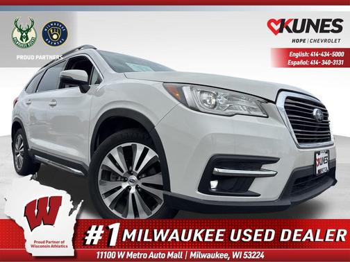 Crystal White Pearl 2020 Subaru Ascent Limited 8-Passenger
