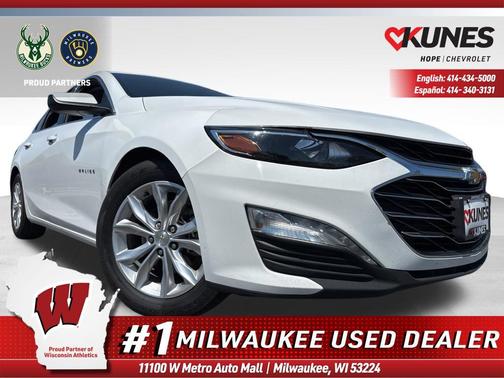 Summit White 2022 Chevrolet Malibu FWD LT