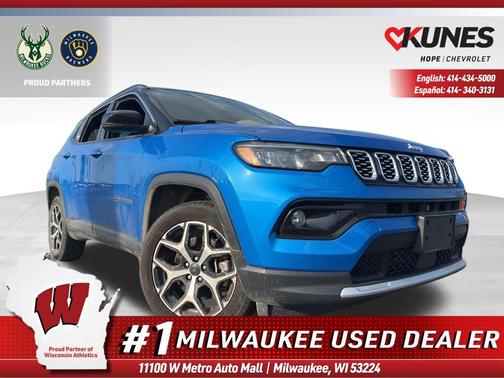 Hydro Blue Pearlcoat 2025 Jeep Compass Limited