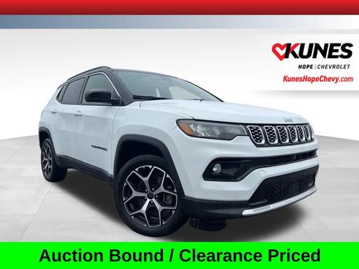 Bright White Clearcoat 2025 Jeep Compass Limited