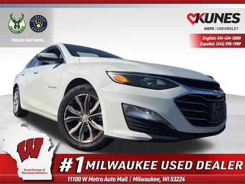 Summit White 2023 Chevrolet Malibu FWD 1LT