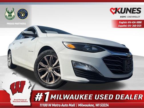 Summit White 2023 Chevrolet Malibu FWD 1LT