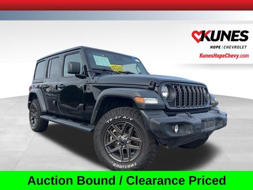 Black Clearcoat 2024 Jeep Wrangler Sport S