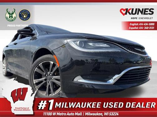 Black Clearcoat 2015 Chrysler 200 Limited