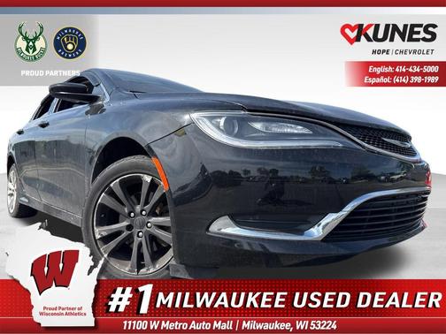Black Clearcoat 2015 Chrysler 200 Limited