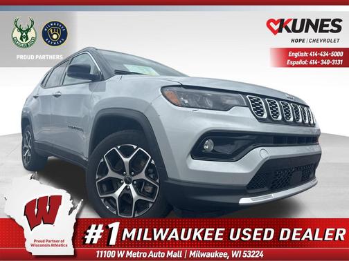 Silver Zynith Metallic Clearcoat 2025 Jeep Compass Limited