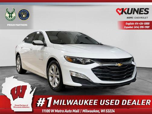 Summit White 2025 Chevrolet Malibu FWD 1LT