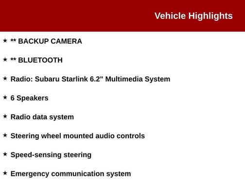 2016 Subaru Impreza 2.0i Sport Premium