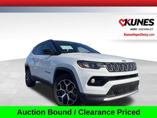 Bright White Clearcoat 2025 Jeep Compass Limited