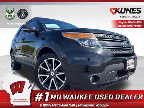 TUXEDO BLACK METALLIC 2015 Ford Explorer XLT