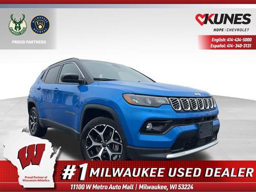 Hydro Blue Pearlcoat 2025 Jeep Compass Limited
