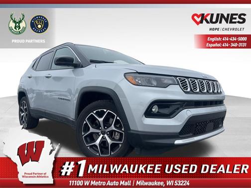 Silver Zynith Metallic Clearcoat 2025 Jeep Compass Limited