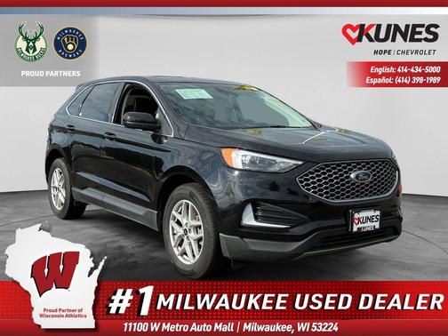 Agate Black Metallic 2024 Ford Edge SEL
