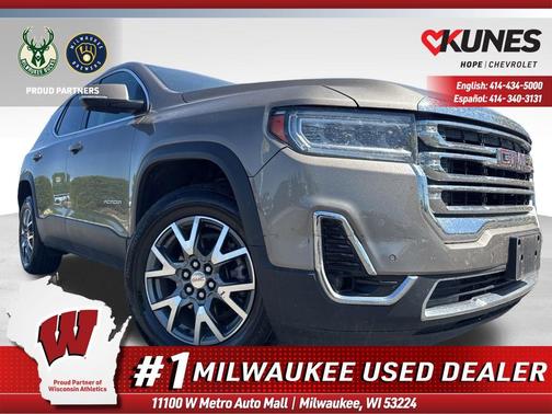 Light Stone Metallic 2023 GMC Acadia AWD SLT