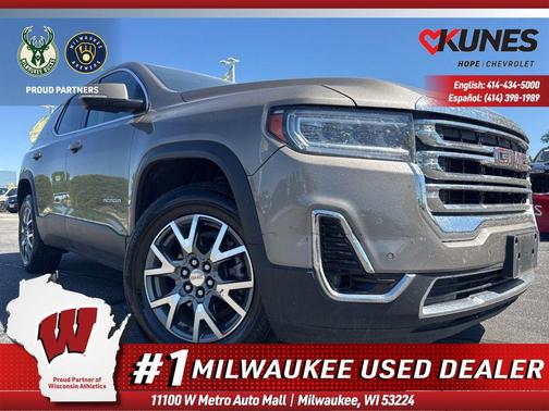 Light Stone Metallic 2023 GMC Acadia AWD SLT